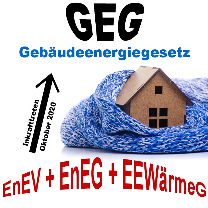 EnEV + EnEG + EEWärmeG = GEG